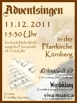 Plakat Adventsingen 2011