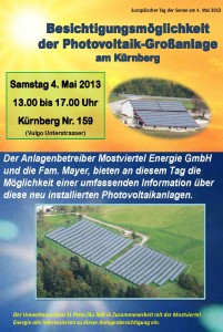 Einladung zum Tag der Sonne 2013