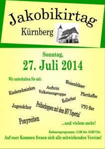 Plakat Jakobikirtag 2014