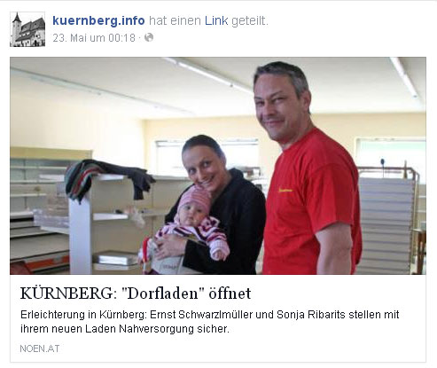 Dorfladen öffnet