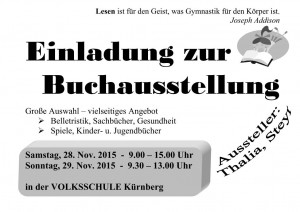 Plakat Buchausstellung 2015