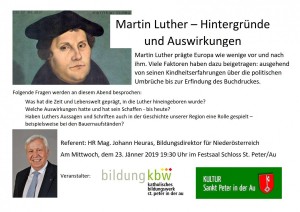 Vortrag Martin Luther