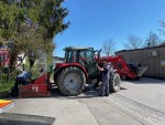 Abbau Tankstellenschild