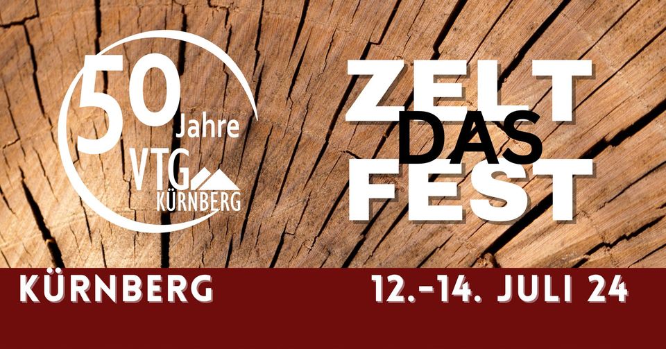 Header Zeltfest der VTG Kürnberg von 12.-14 Juli 2024