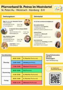 Pfarrverband - Kontaktdaten auf einen Überblick zum Ausdrucken